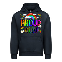Navy proud ally Urban Hoodie - LillyAllenDesigns