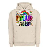 Pigment French Oak proud ally Urban Hoodie - LillyAllenDesigns
