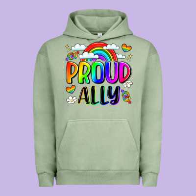 Proud Ally Urban Hoodie Designed By Lillyallendesigns