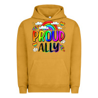 Pigment Peanut Butter proud ally Urban Hoodie - LillyAllenDesigns