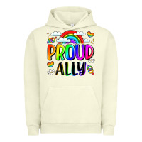 Pigment Pistachio proud ally Urban Hoodie - LillyAllenDesigns