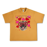 Peanut Butter valentine's day  pug Urban Heavy Tee - RanaPortraitStore
