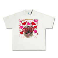 Valentine's Day  Pug Urban Heavy Tee | Teevron