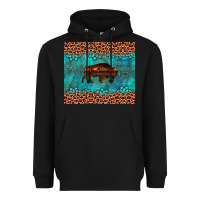 Black bison leopard gemstone Heavyweight Hoodie - Artiststas