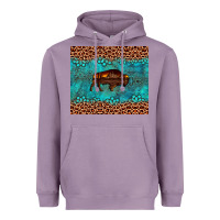 Lavender bison leopard gemstone Heavyweight Hoodie - Artiststas