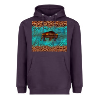 Plum bison leopard gemstone Heavyweight Hoodie - Artiststas