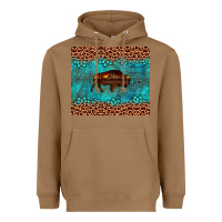 Toasted Coconut bison leopard gemstone Heavyweight Hoodie - Artiststas