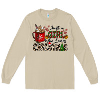 Mushroom just a girl who loves christmas Long Sleeve Tee - CowhideDigitalArt
