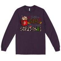 Plum just a girl who loves christmas Long Sleeve Tee - CowhideDigitalArt