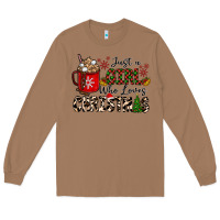 Toasted Coconut just a girl who loves christmas Long Sleeve Tee - CowhideDigitalArt