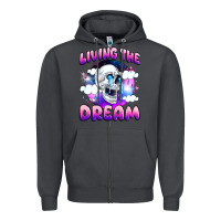 Smoke living the dream Zipper Hoodie - JahusDesignShop