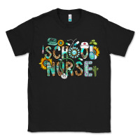 Black school nurse Classic Tee - CowhideDigitalArt
