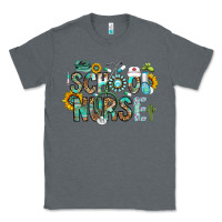 Charcoal Heather school nurse Classic Tee - CowhideDigitalArt