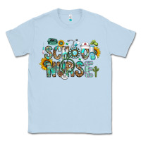 Dusty Blue school nurse Classic Tee - CowhideDigitalArt