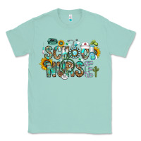 Seafoam school nurse Classic Tee - CowhideDigitalArt