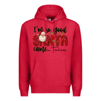 Cardinal i m so good santa came twice Premium Hoodie - MaliasSmallBusiness