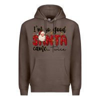 Coffee i m so good santa came twice Premium Hoodie - MaliasSmallBusiness