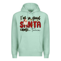 Seafoam i m so good santa came twice Premium Hoodie - MaliasSmallBusiness
