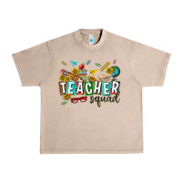 French Oak western teacher squad Urban Heavy Tee - texasbilliewilder