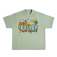 Oil Green western teacher squad Urban Heavy Tee - texasbilliewilder