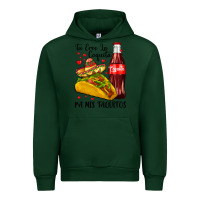 Forest Green tu eres la coquita pa mis taquitos Urban Hoodie - LillyAllenDesigns