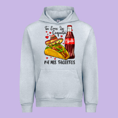 Tu Eres La Coquita Pa Mis Taquitos Urban Hoodie Designed By Lillyallendesigns