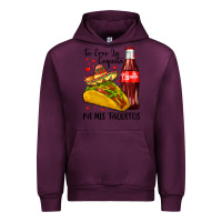 Mauve Wine tu eres la coquita pa mis taquitos Urban Hoodie - LillyAllenDesigns