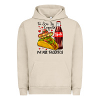 Pigment French Oak tu eres la coquita pa mis taquitos Urban Hoodie - LillyAllenDesigns