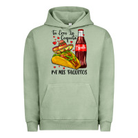 Pigment Oil Green tu eres la coquita pa mis taquitos Urban Hoodie - LillyAllenDesigns
