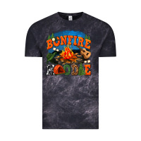 Cloud Black bonfire hoodie Vintage Tee - texasbilliewilder