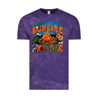 Cloud Purple bonfire hoodie Vintage Tee - texasbilliewilder