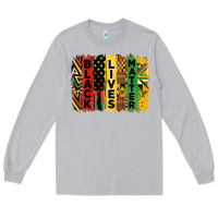 Moon Dust junetheenth black livesmatter brush stroke Long Sleeve Tee - HRA Design Shop