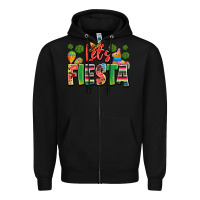 Black let's fiesta Zipper Hoodie - JahusDesignShop