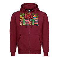 Burgundy let's fiesta Zipper Hoodie - JahusDesignShop