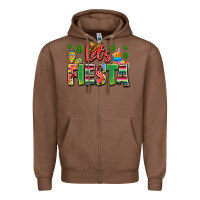 Chestnut let's fiesta Zipper Hoodie - JahusDesignShop