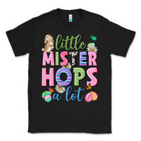 Black Little mister hops a lot Easter Classic Tee - Neo Western