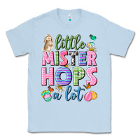 Dusty Blue Little mister hops a lot Easter Classic Tee - Neo Western
