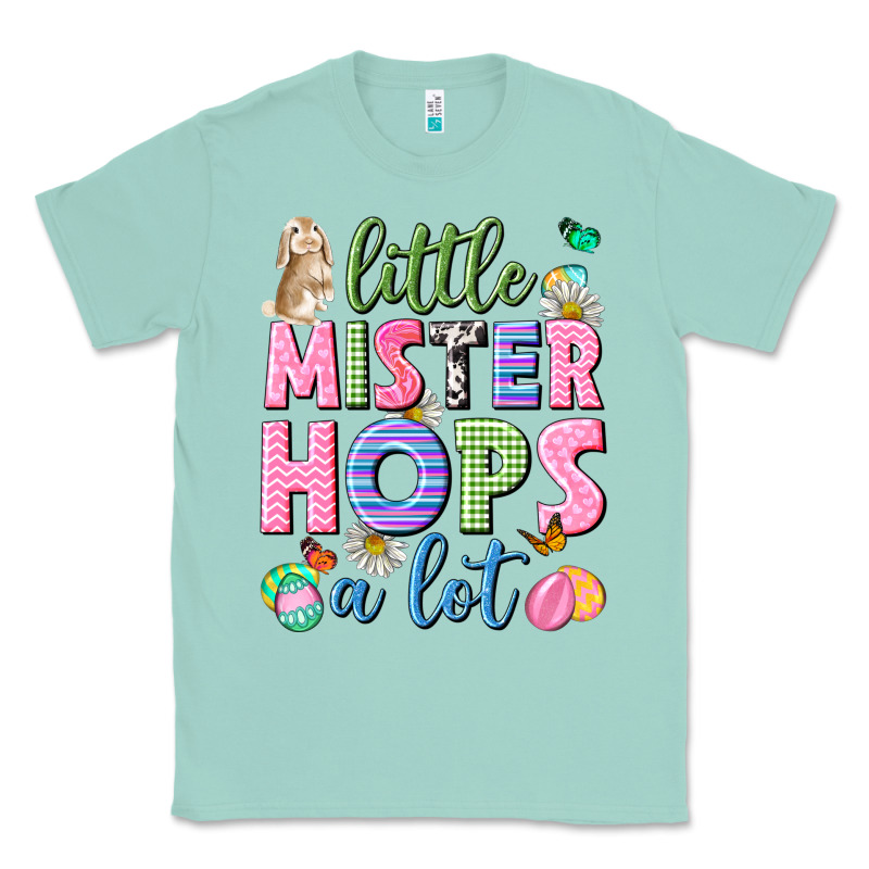 Little Mister Hops A Lot Easter Classic Tee by Neo Western | Teevron