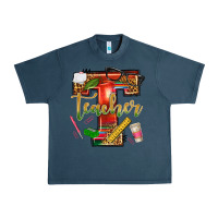 Midnight Navy western teacher Urban Heavy Tee - texasbilliewilder