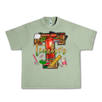 Oil Green western teacher Urban Heavy Tee - texasbilliewilder