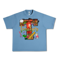 Pebble Blue western teacher Urban Heavy Tee - texasbilliewilder