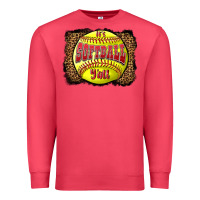 Cardinal it's softball y'all Premium Sweatshirt - LillyAllenDesigns