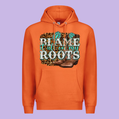 Blame It All On My Roots Premium Hoodie Designed By Nancycooperartshop