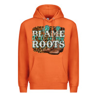 Carrot blame it all on my roots Premium Hoodie - NancyCooperArtShop