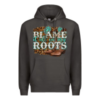 Smoke blame it all on my roots Premium Hoodie - NancyCooperArtShop