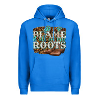 True Royal blame it all on my roots Premium Hoodie - NancyCooperArtShop
