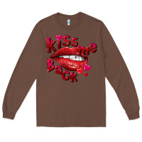 Chestnut kiss me back Long Sleeve Tee - FaDigitalArtStudio