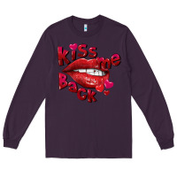 Plum kiss me back Long Sleeve Tee - FaDigitalArtStudio