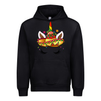 Black unicorn and sombrero Urban Hoodie - LillyAllenDesigns