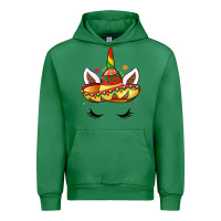 Emerald unicorn and sombrero Urban Hoodie - LillyAllenDesigns